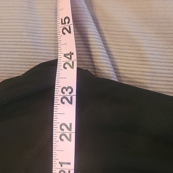 A.U.W black blouse. Gold piece on neckline. Size 1X. - Picture 7 of 10